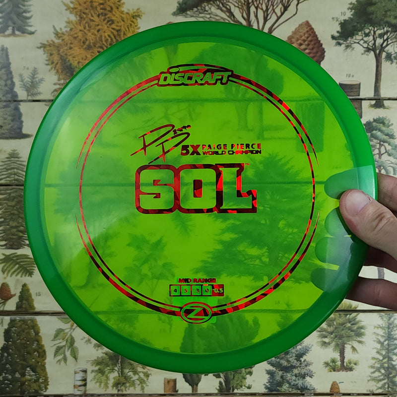 Discraft - Sol Midrange - Paige Pierce Signature Series - Z Plastic - 4/5/-3/0