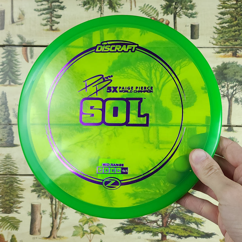 Discraft - Sol Midrange - Paige Pierce Signature Series - Z Plastic - 4/5/-3/0