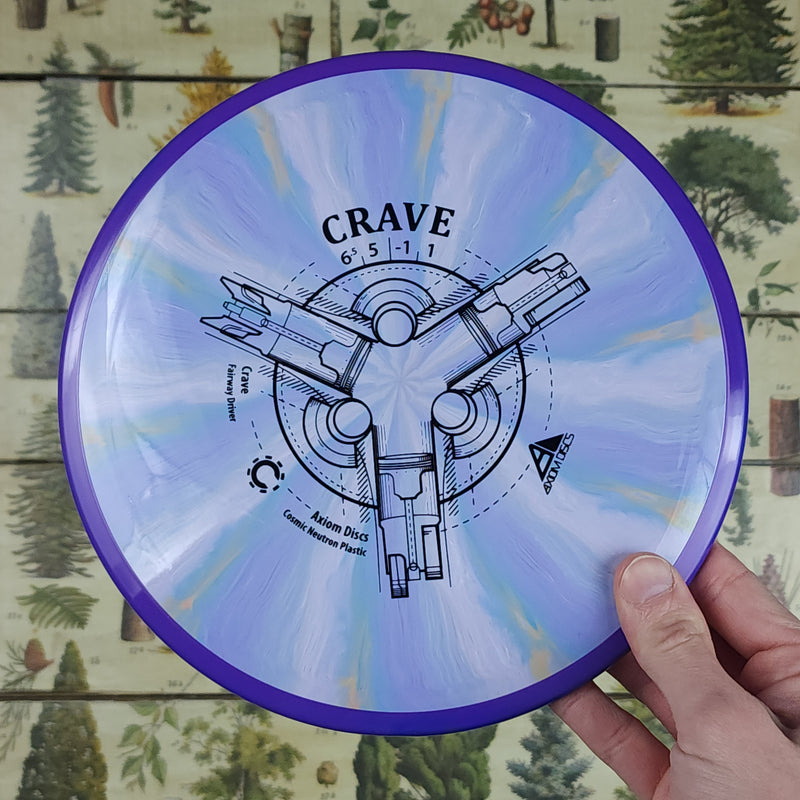 Axiom Discs - Crave Fairway Driver - Cosmic Neutron Plastic - 6.5/5/-1/1