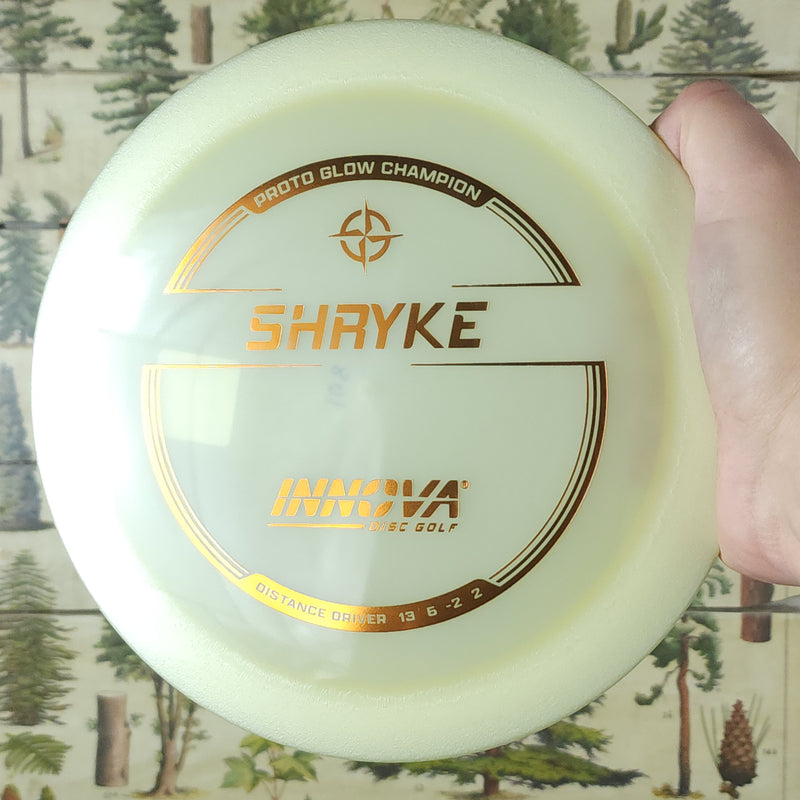 Innova - Shryke Distance Driver - Proto Glow Champion - 13/6/-2/2