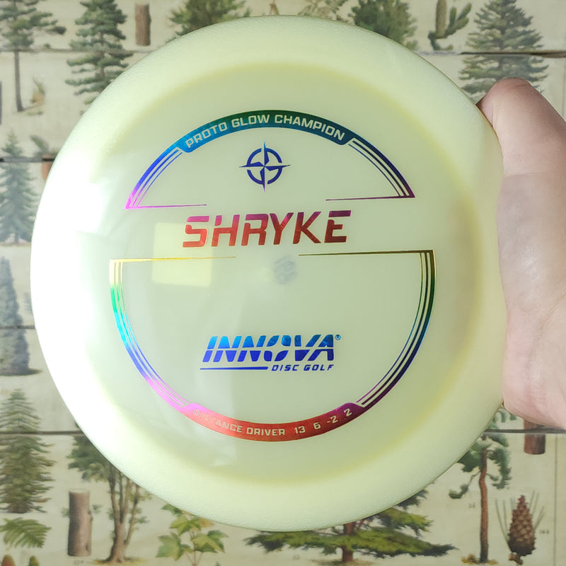 Innova - Shryke Distance Driver - Proto Glow Champion - 13/6/-2/2