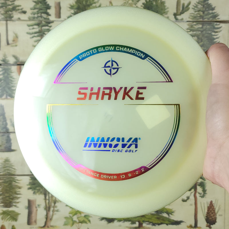 Innova - Shryke Distance Driver - Proto Glow Champion - 13/6/-2/2