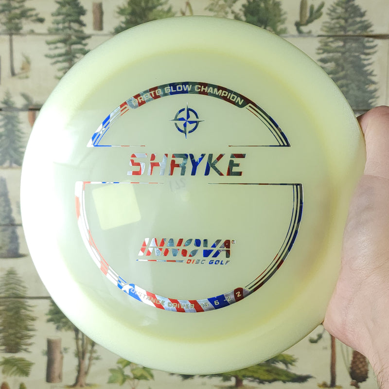 Innova - Shryke Distance Driver - Proto Glow Champion - 13/6/-2/2