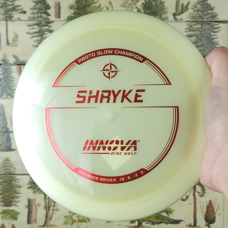 Innova - Shryke Distance Driver - Proto Glow Champion - 13/6/-2/2