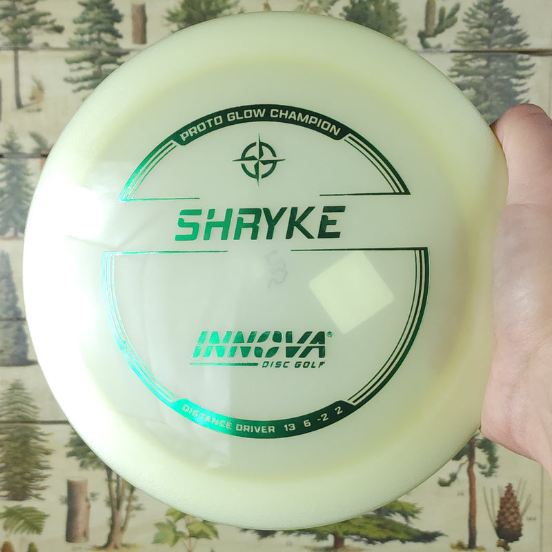 Innova - Shryke Distance Driver - Proto Glow Champion - 13/6/-2/2