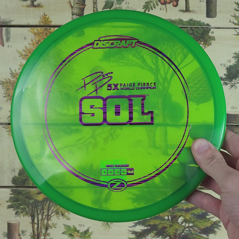 Discraft - Sol Midrange - Paige Pierce Signature Series - Z Plastic - 4/5/-3/0